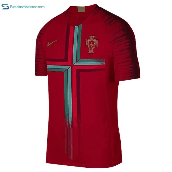 Camiseta Portugal Pre Match 2018 Rojo